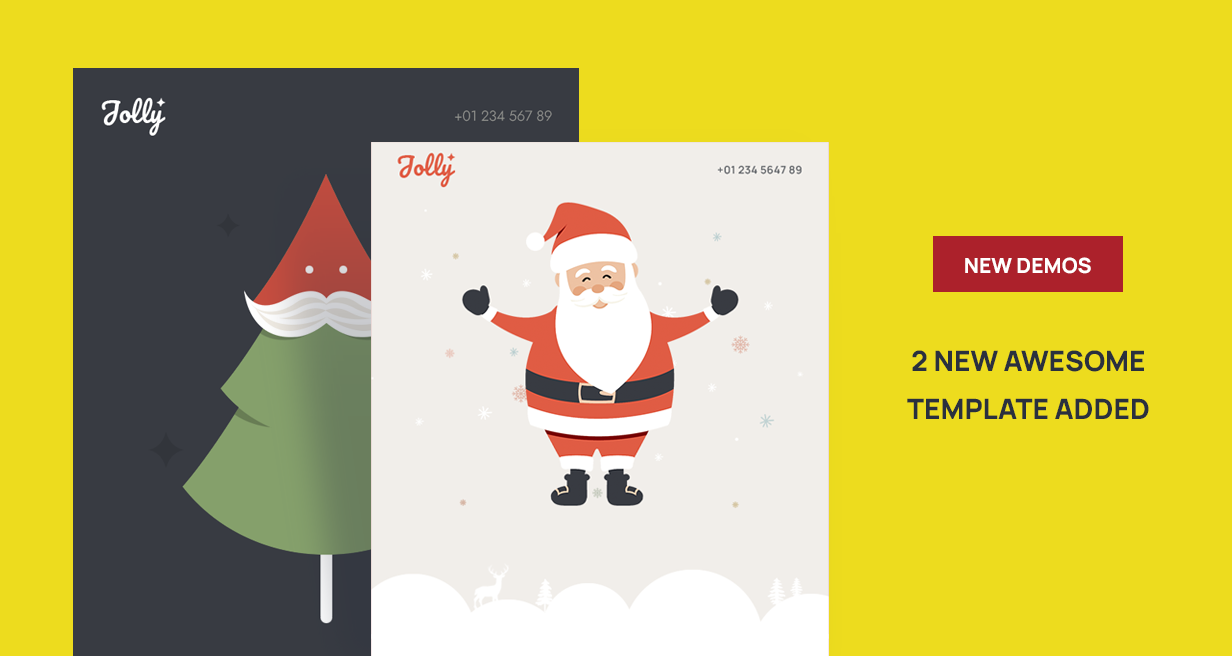 Jolly - The Christmas & New year responsive email template + Online Builder - 1