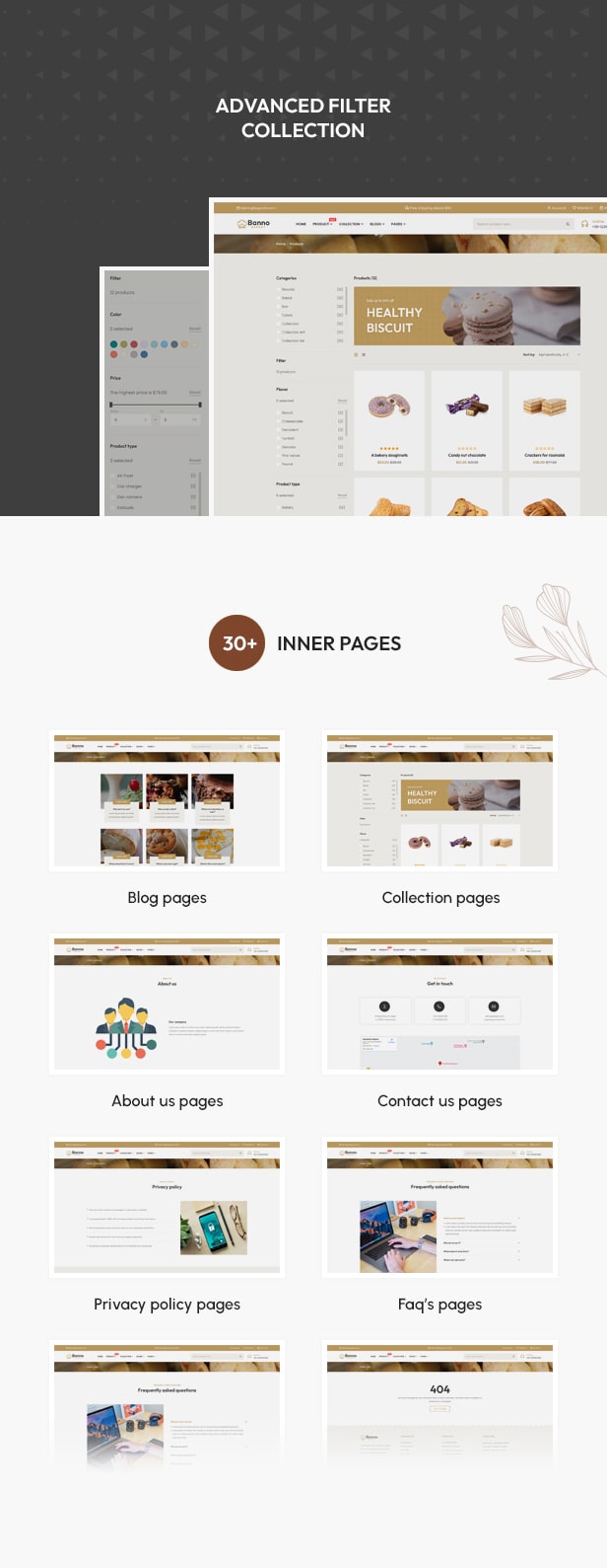 Banno - The Bakery & Chocolate eCommerce HTML5 Template - 2