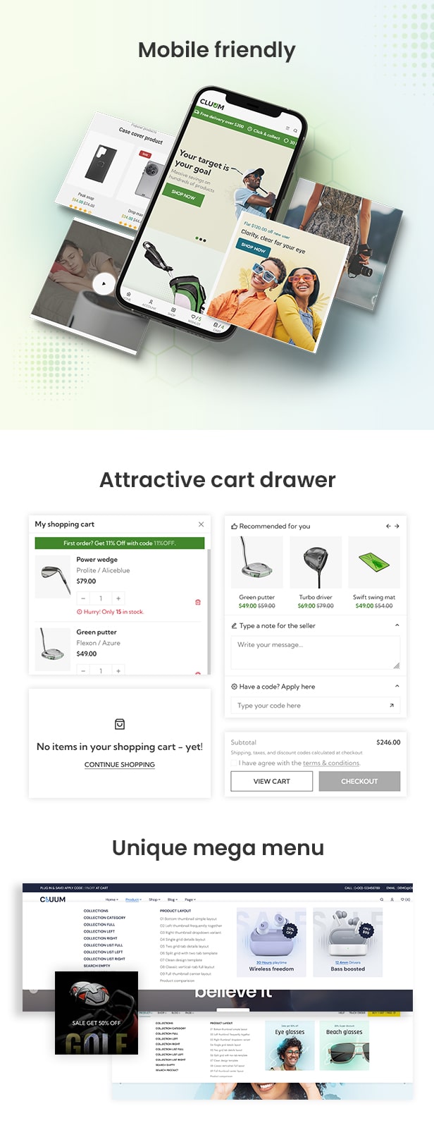 Cluum - Single Product Multipurpose Bootstrap 5 HTML eCommerce Template - 4