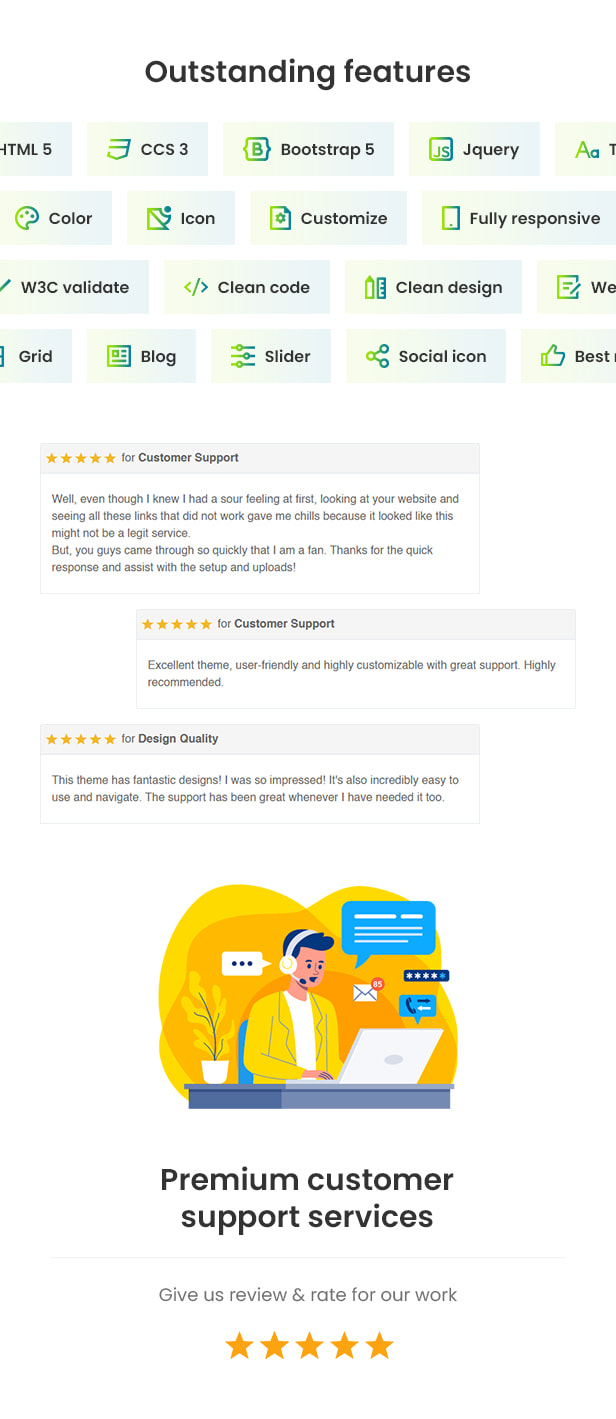 Cluum - Single Product Multipurpose Bootstrap 5 HTML eCommerce Template - 8