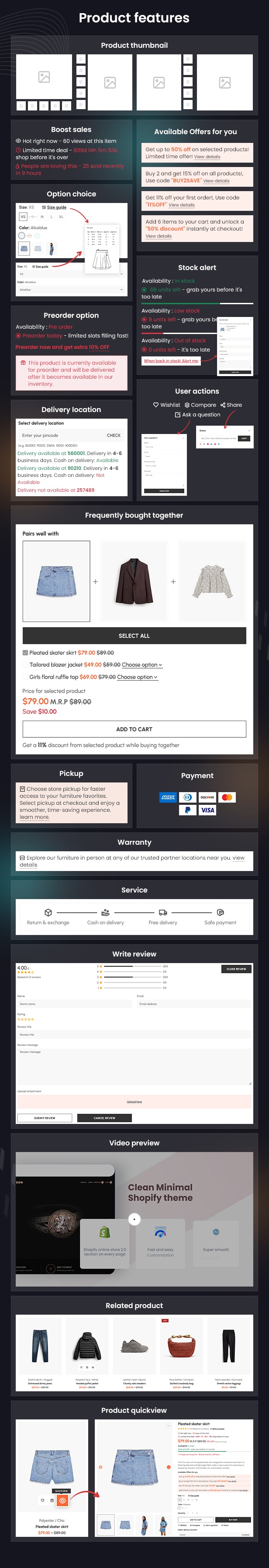 Erona - Modern Fashion Bootstrap 5 HTML eCommerce Template - 6