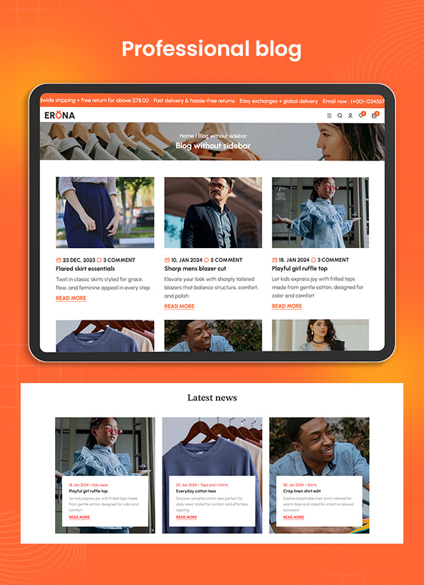 Erona - Modern Fashion Bootstrap 5 HTML eCommerce Template - 7