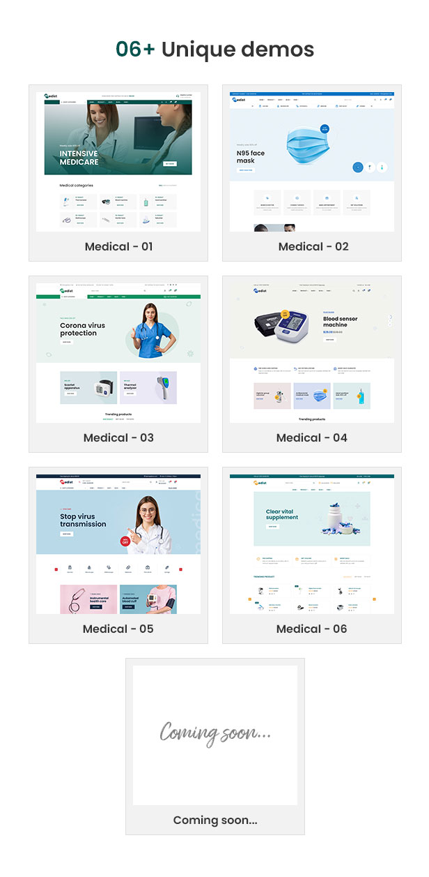 Medist - Medical Equipment eCommerce Bootstrap HTML5 Template - 2