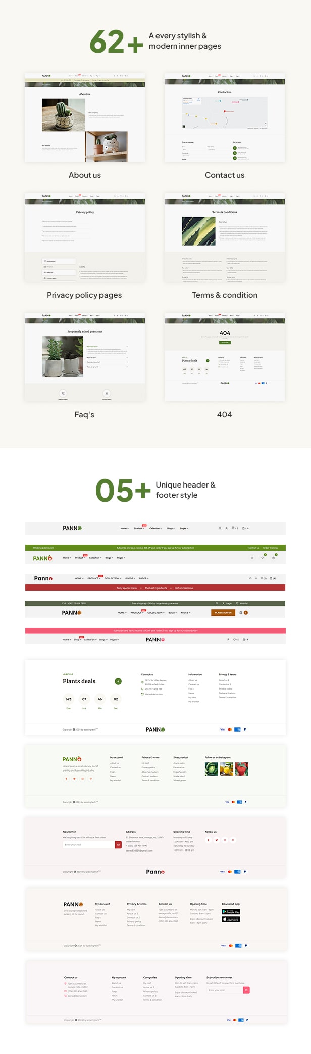 Panno - The Plants & Organic Food eCommerce HTML5 template - 2