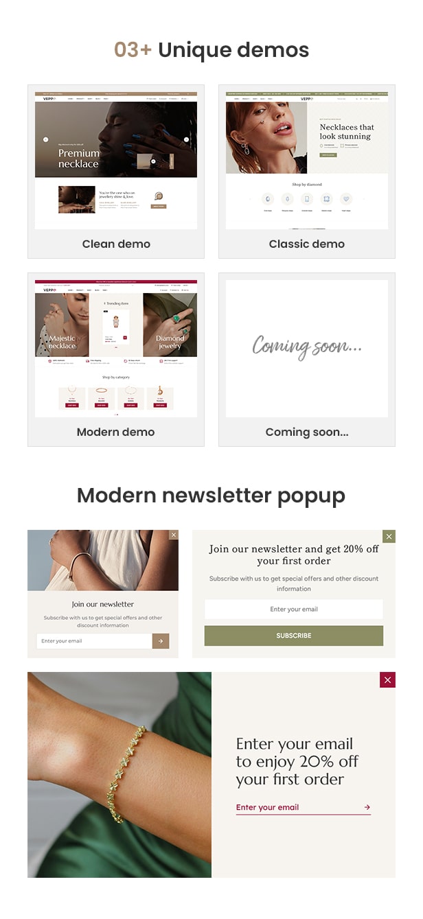 Veppo - Modern Jewelry Bootstrap eCommerce HTML5 Template - 2