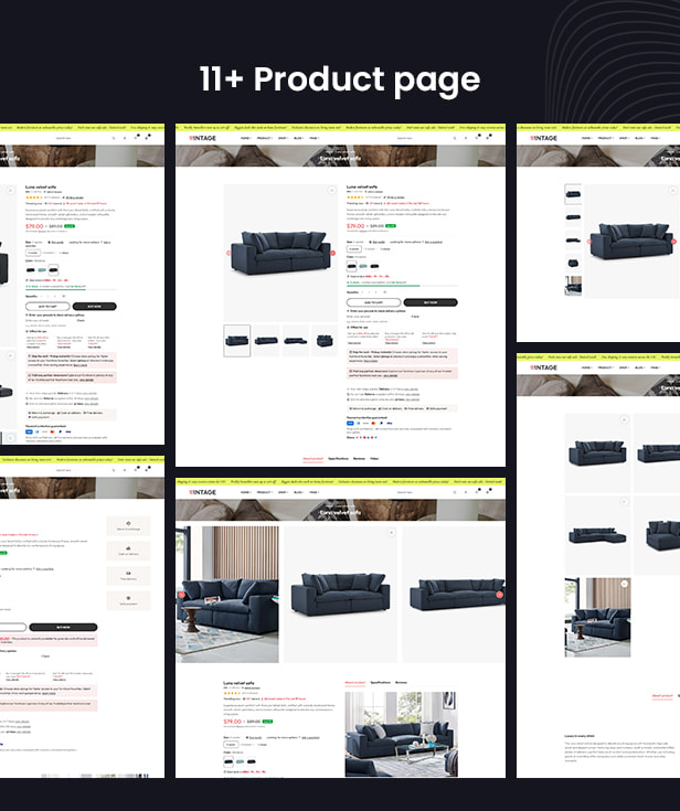 Vintage - Modern Furniture HTML eCommerce Template - 5