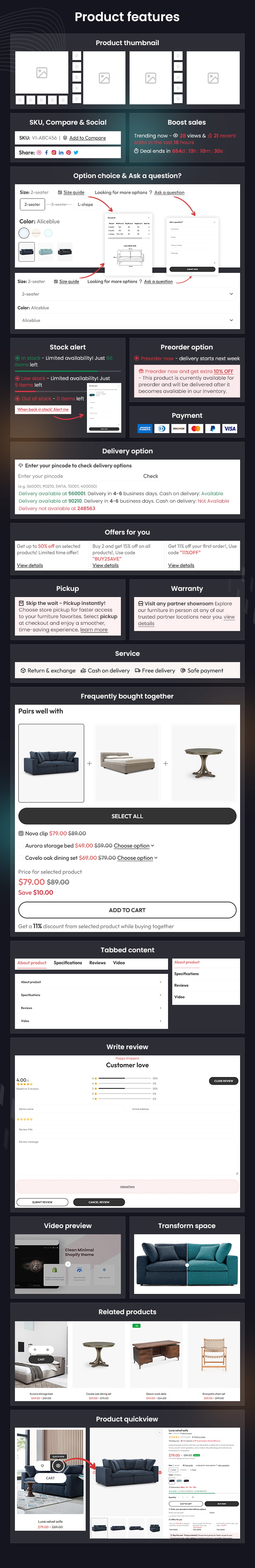 Vintage - Modern Furniture HTML eCommerce Template - 6