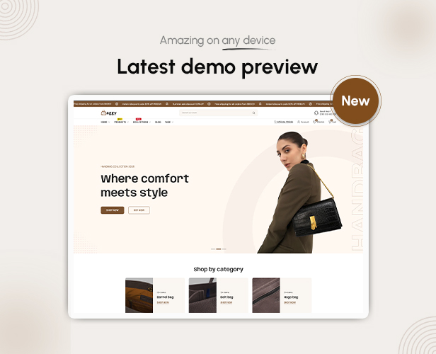 Baggy – The Handbag & Purse Store eCommerce Shopify Theme