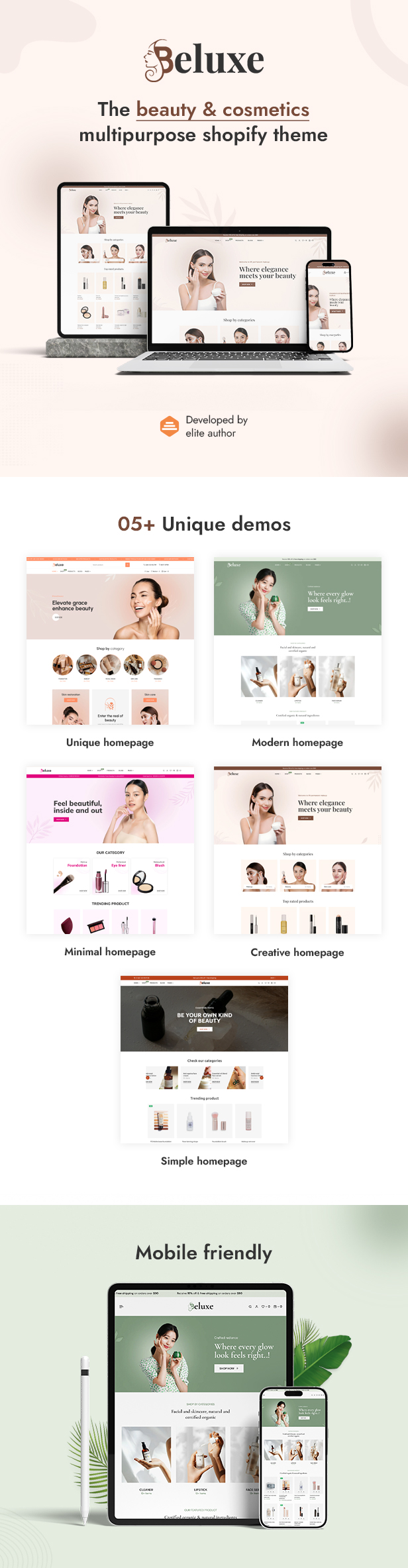 Beluxe - The Beauty, Cosmetics & Skincare Shopify 2.0 Theme