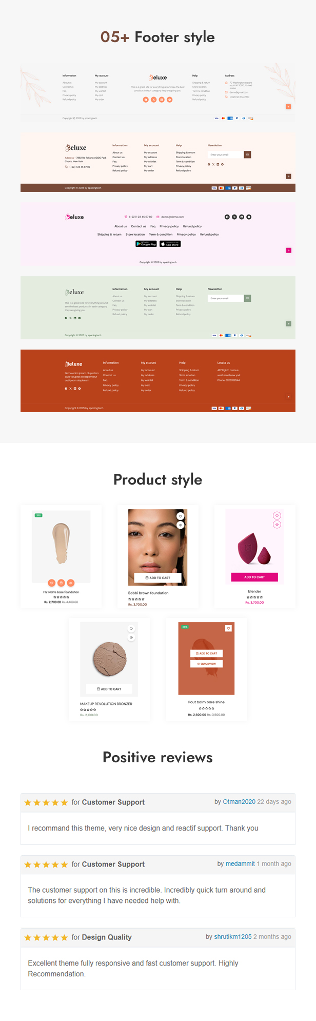 Beluxe - The Beauty, Cosmetics & Skincare Shopify 2.0 Theme