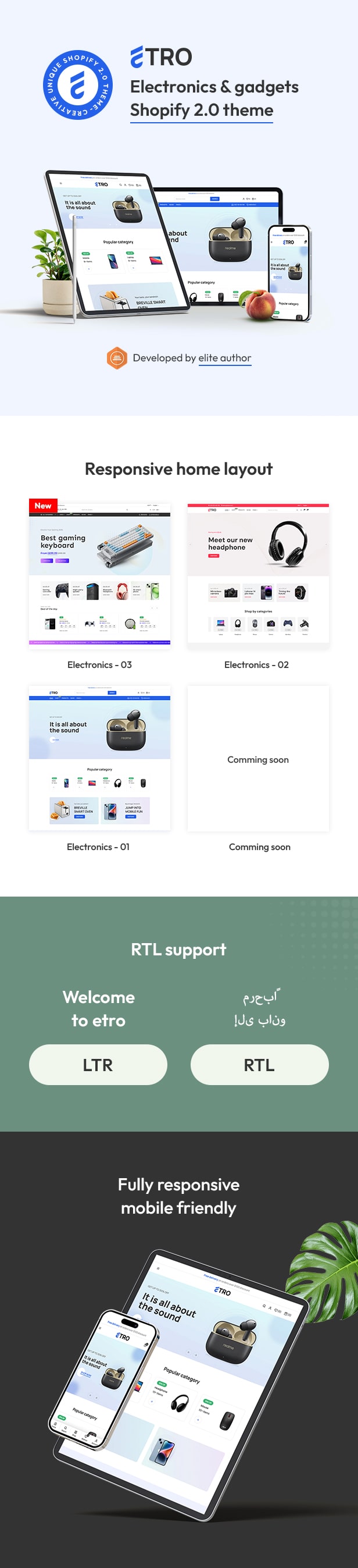 Etro - The Electronics & Gadgets Shopify 2.0 Theme
