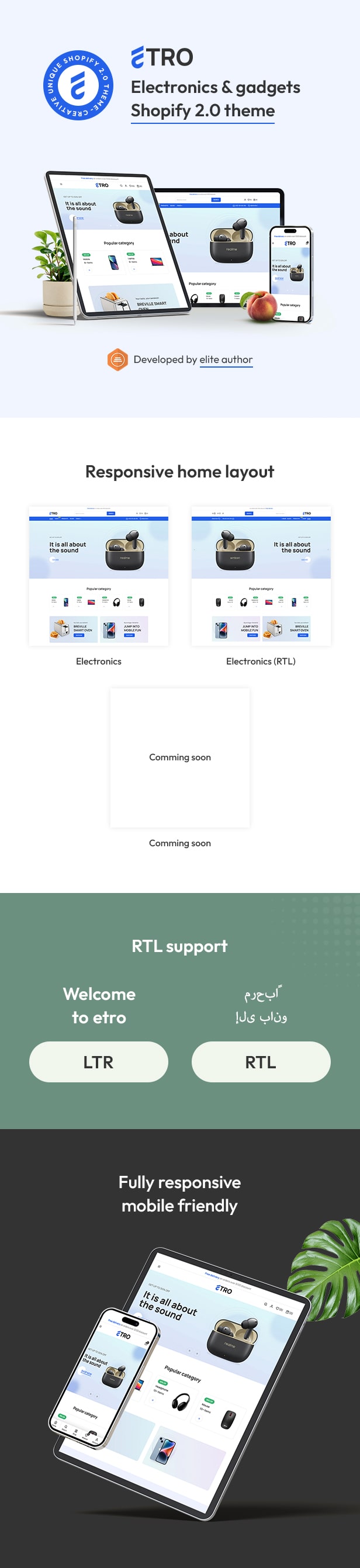 Etro - The Electronics & Gadgets Shopify 2.0 Theme - 1