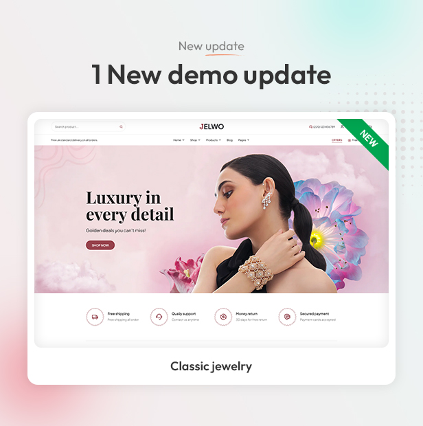 Jelwo - The Jewelry & Fashion eCommerce Shopify Theme - 1
