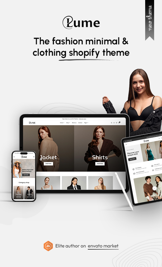 Lume – The Minimal Fashion & Clothing Shopify Theme - 2