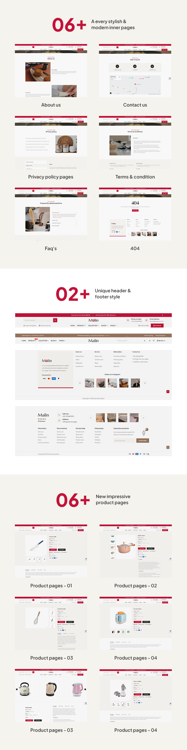 Malin - The Clean and Responsive eCommerce Shopify Theme - 2