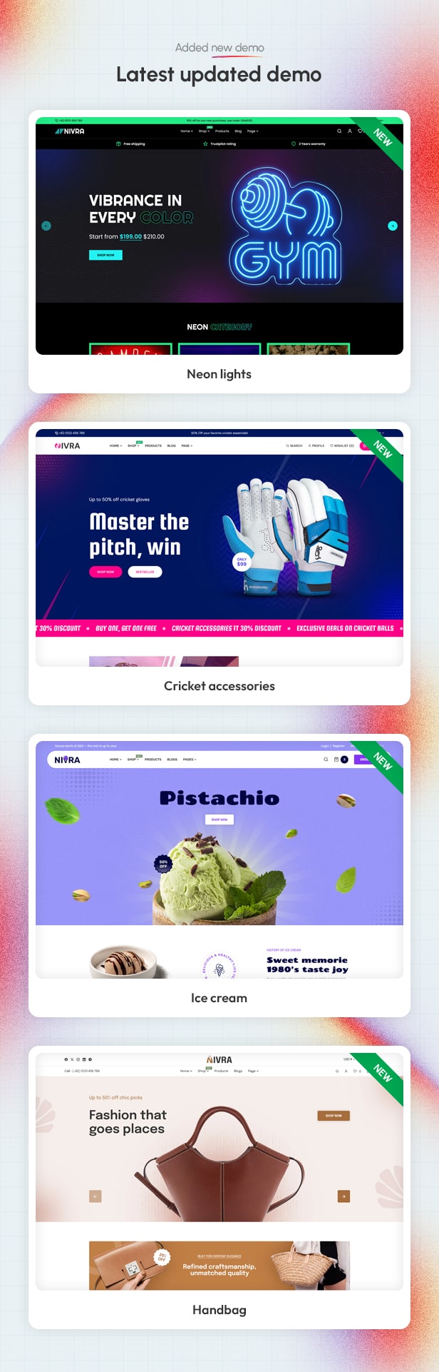 Nivra – High-Performance Multipurpose Shopify 2.0 Theme (14+ Demos) - 2