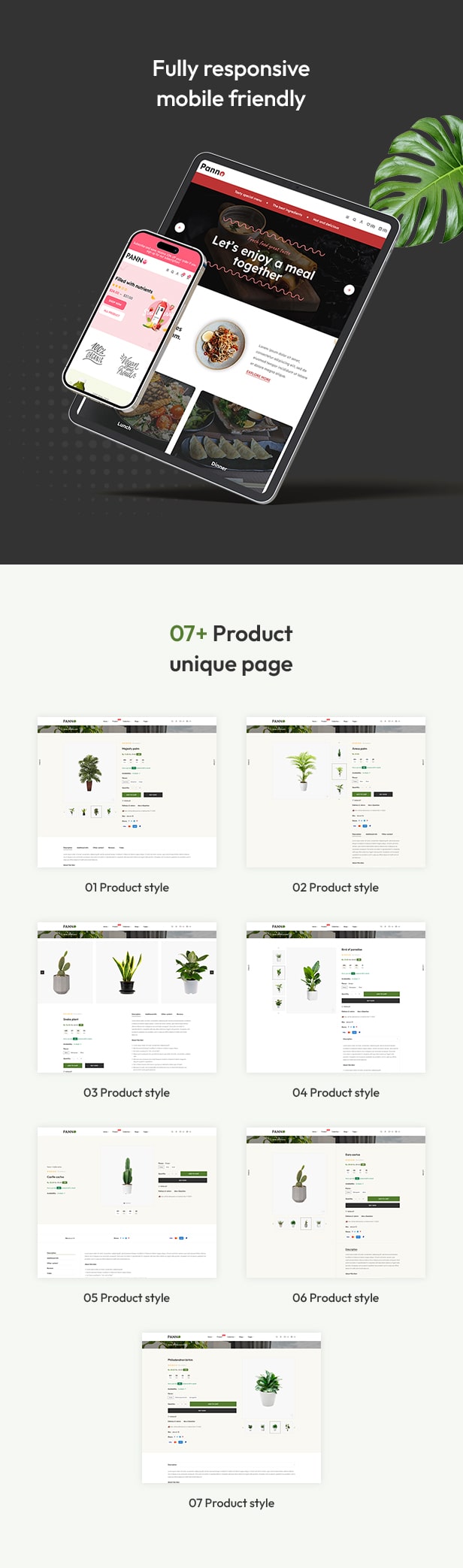 Panno - The Plants & Organic Food eCommerce Shopify Theme - 2