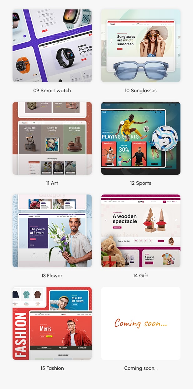 Tiano - Unique Multipurpose eCommerce Shopify Theme