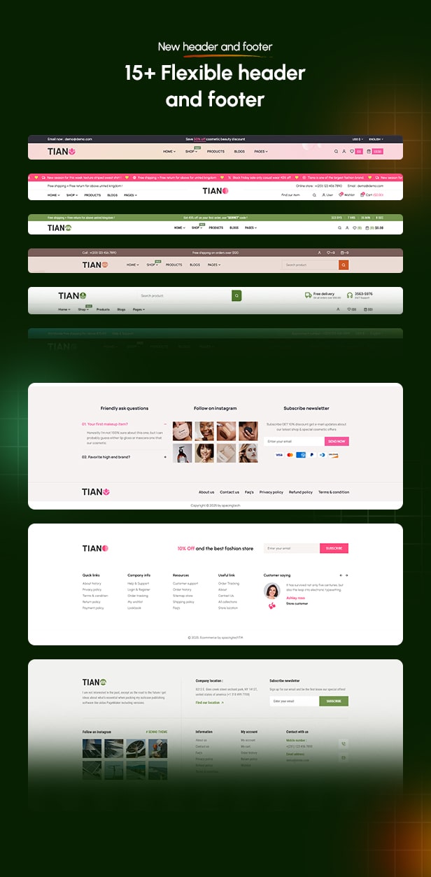 Tiano - Unique Multipurpose eCommerce Shopify Theme