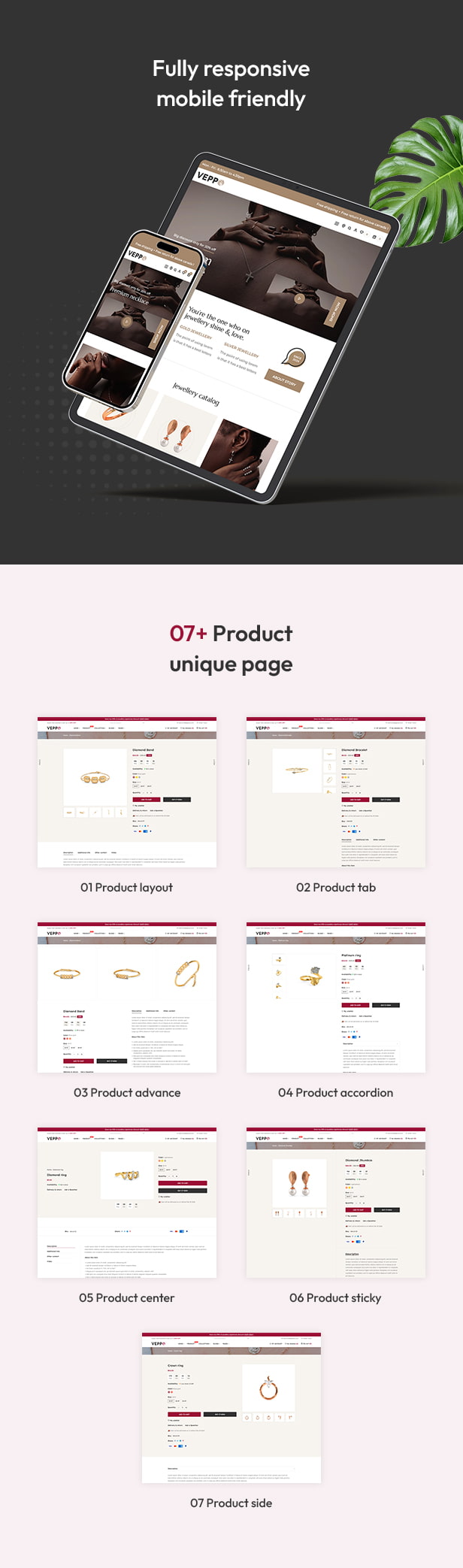Veppo - The Jewelry & Fashion eCommerce Shopify Theme - 2